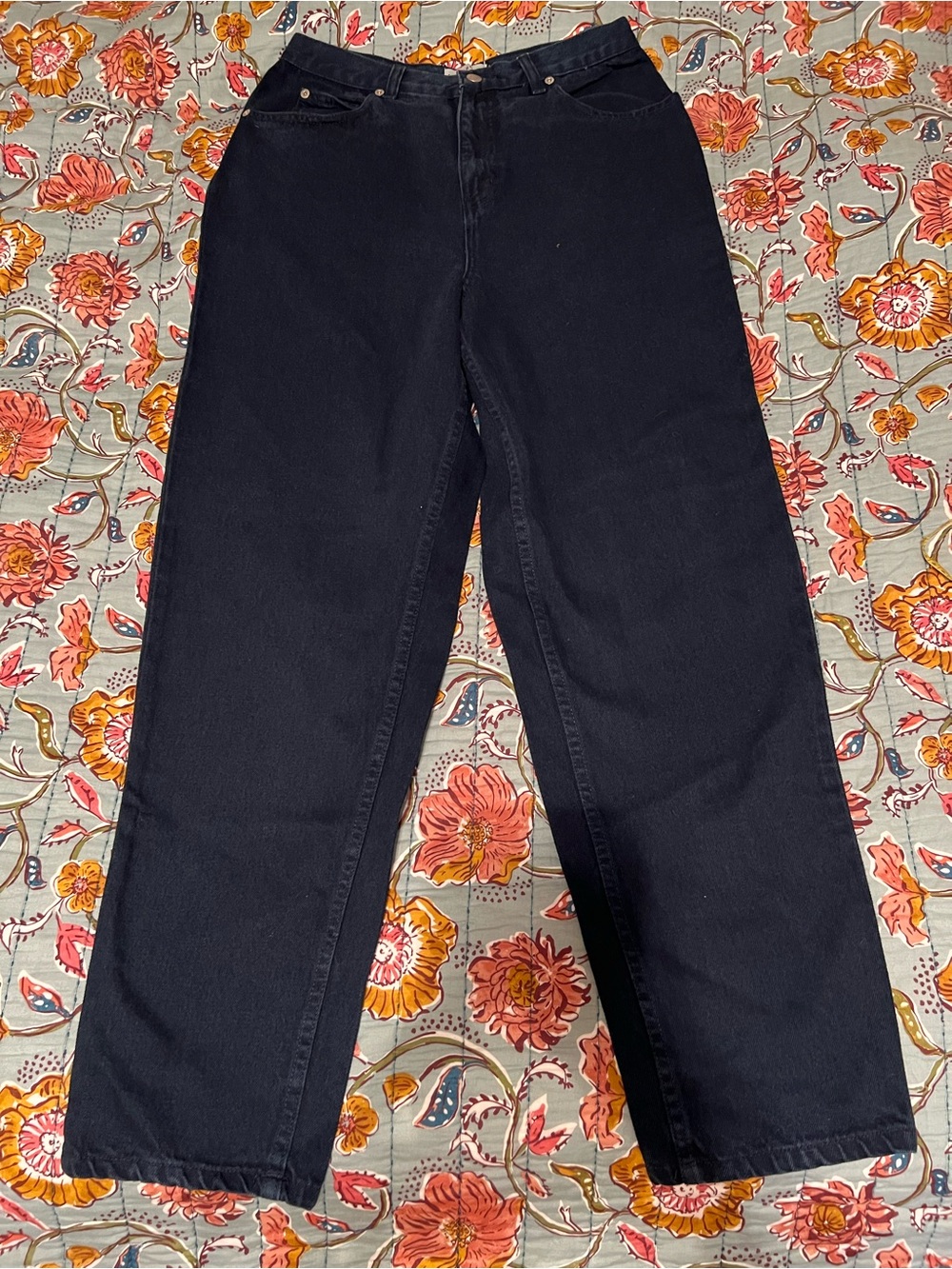 Vintage Crossroads Classic High-Rise Straight Leg Women’s Jeans - Black size 14